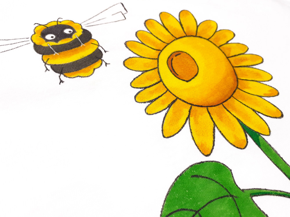 前面プリント部の画像